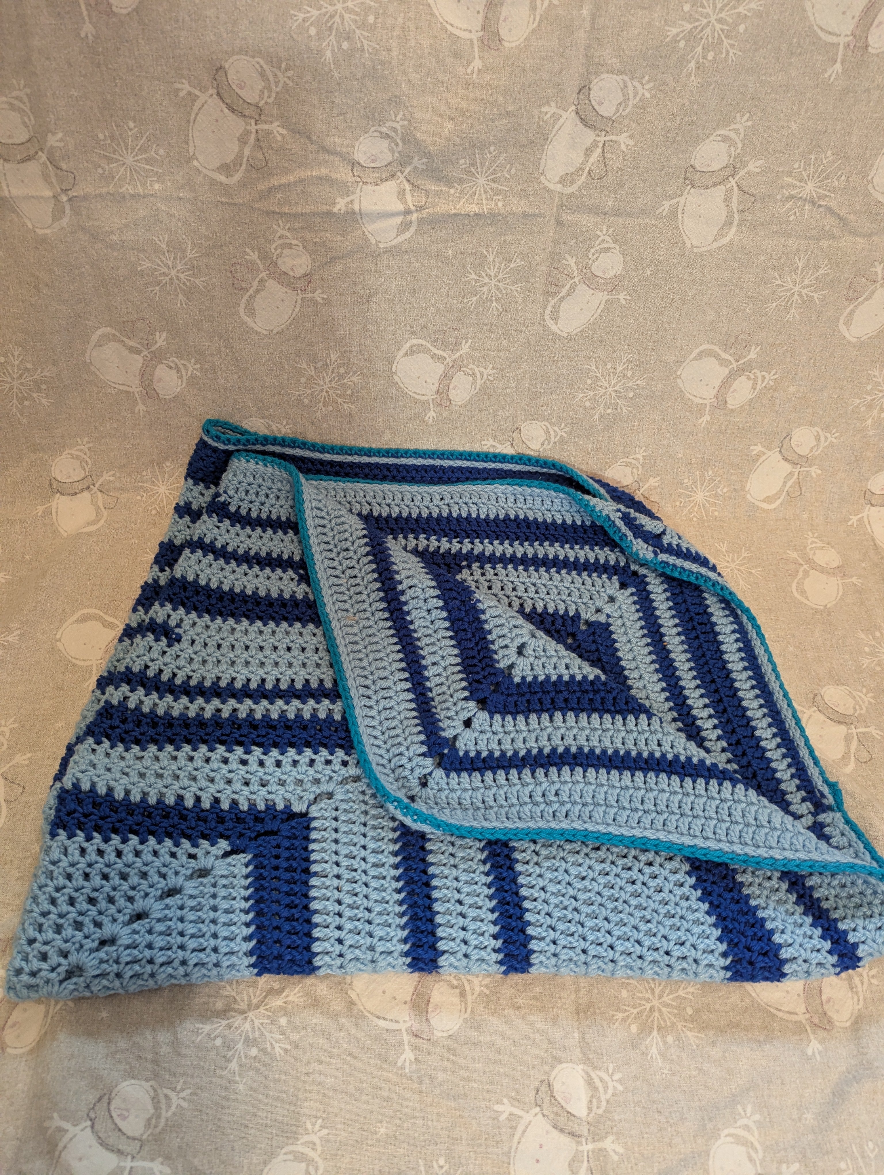 Blue Toddler Blanket – Soft & Cozy