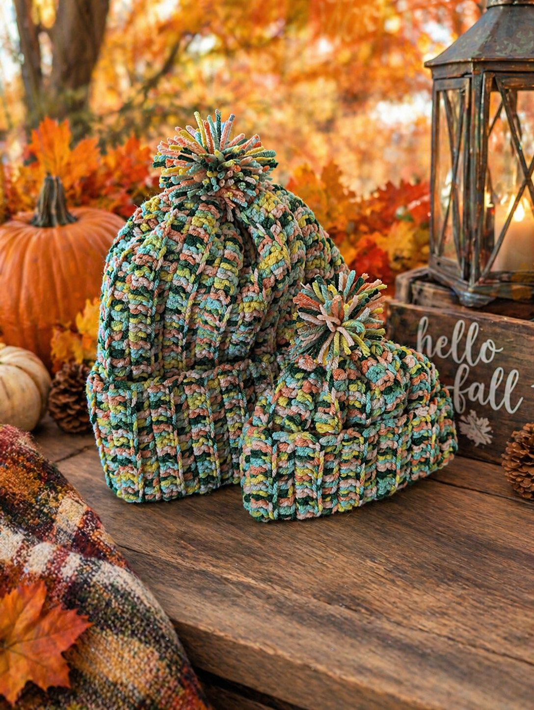Mommy and Me Beanie set