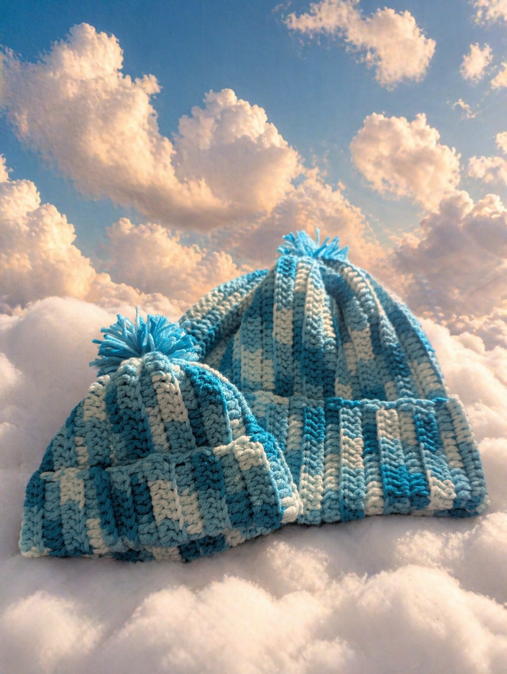 Mommy and Me Beanie set